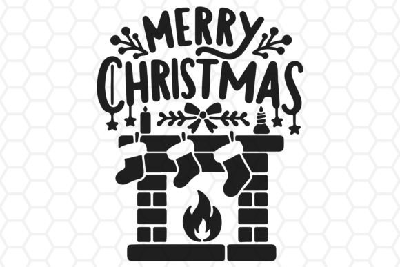 Download Merry Christmas SVG - Fireplace Svg - Premium Resources