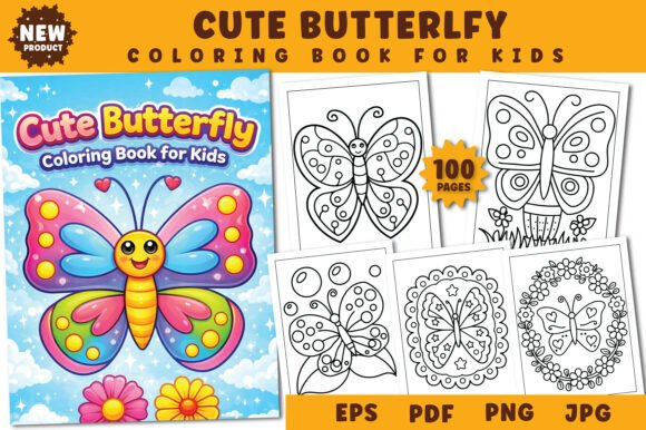 Download Cute Butterfly Coloring Book for Kids - Kid Collection