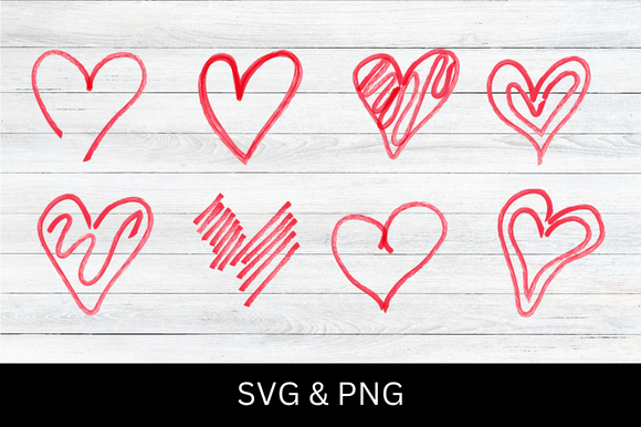 Download Hand Drawn Love Bundle SVG - Hand Collection