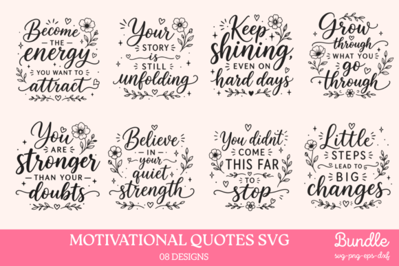 Download Motivational Quotes SVG Bundle - Motivational quotes svg bundle Collection