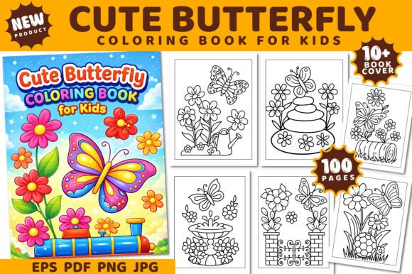 Download Cute Butterfly Coloring Book for Kids - Kid Collection