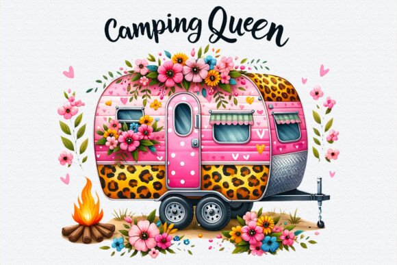 Download Camping Queen Sublimation Sister Png - Camp Collection