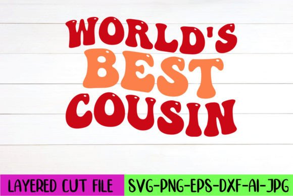 Download World's Best Cousin Retro SVG Design - World's best cousin Collection