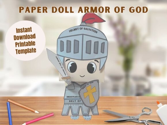 Download Armor of God Paper Craft for Kids - Kid Collection